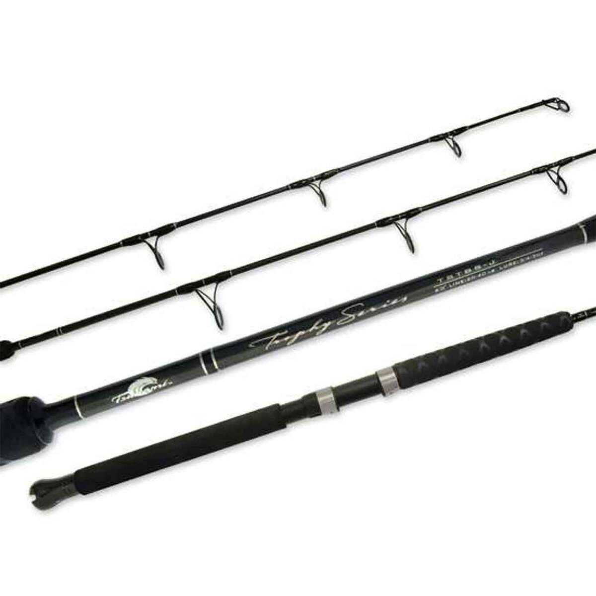 rod 7ft tsunami trophies series rod Trophy II Surf Spinning Rods White Water Outfitters Using the tough Tsunami TSSPJS-601MH Trophy Slow Pitch