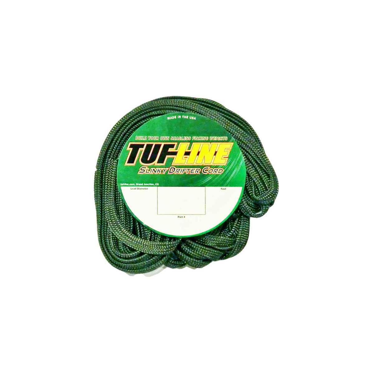 Tuf-Line Slinky Drifter Cord Sinker Accessory Tuf-Line Slinky Drifter Cord Sinker Accessory