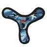 Tuffy Ultimate Boomerang Blue Plush Dog Toy - Blue