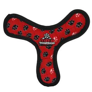 Tuffy Ultimate Boomerang Red Plush Dog Toy