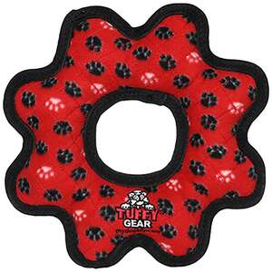 Tuffy Ultimate Gear Ring Dog Toy - Red