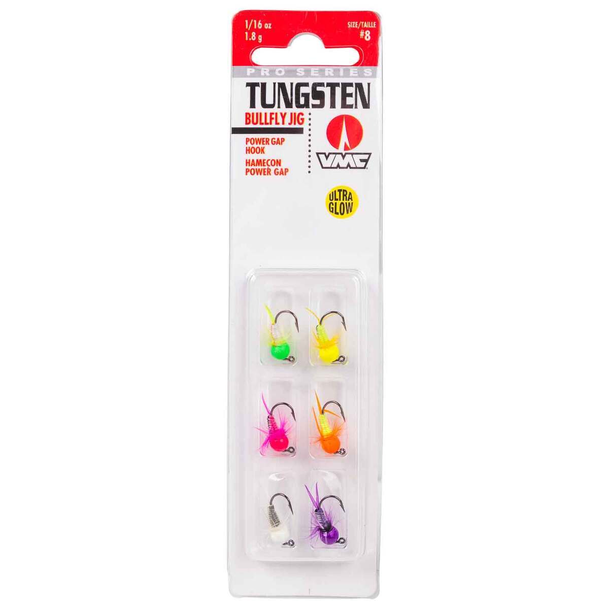 VMC Tungsten Bullfly Ice Fishing Jig Kit VMC Tungsten Bullfly Ice Fishing Jig Kit