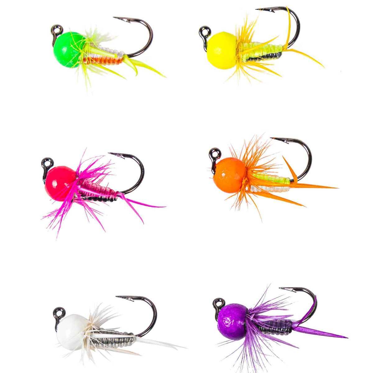 VMC Tungsten Bullfly Ice Fishing Jig Kit - Assortment, 1/32oz