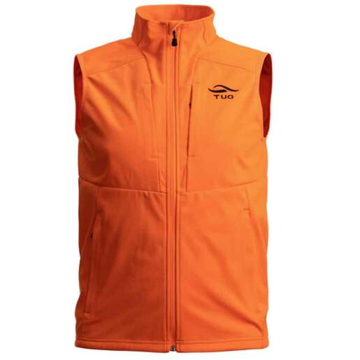 TUO Gear Men’s Aptitude Softshell Hunting Vest – Blaze XL