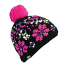 Turtle Fur Girls' In Bloom Hand Knit Beanie - Black One size fits most
