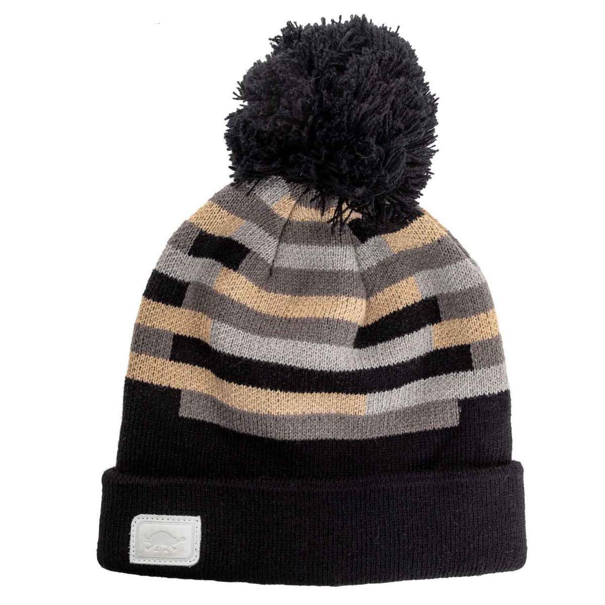 Turtle Fur Youth Henry Pom Beanie - Black - Black One Size Fits Most Turtle Fur Youth Henry Pom Beanie - Black - Black One Size Fits Most