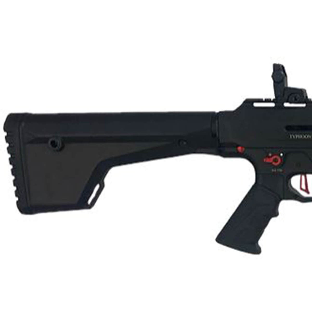 Typhoon F12 Puma Sport 12 Gauge 3in Black/Red Semi Automatic Shotgun - 18.5in - Black Typhoon F12 Puma Sport 12 Gauge 3in Black/Red Semi Automatic Shotgun - 18.5in - Black