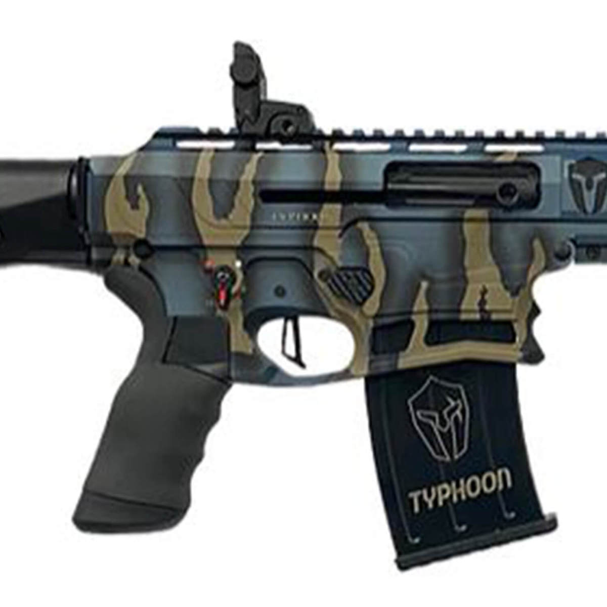 Typhoon F12 Bluecote Sport 12 Gauge 3in Black/Blue/Brown Semi Automatic Shotgun - 18.5in - Black/Blue/Brown Typhoon F12 Bluecote Sport 12 Gauge 3in Black/Blue/Brown Semi Automatic Shotgun - 18.5in - Black/Blue/Brown