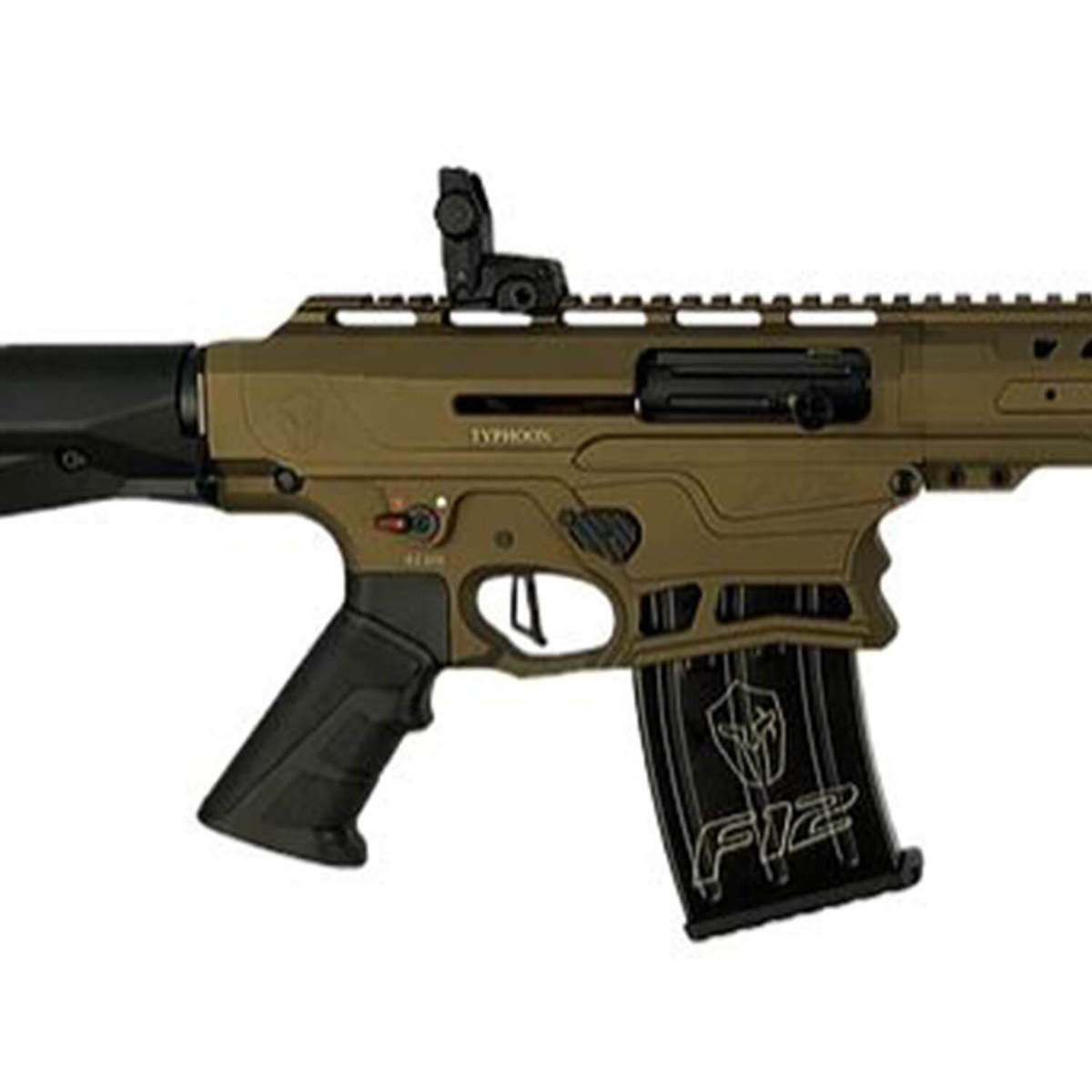 Typhoon F12 Puma Classic 12 Gauge 3in Black/Burnt Bronze Semi Automatic Shotgun - 18.5in - Burnt Bronze/Black Typhoon F12 Puma Classic 12 Gauge 3in Black/Burnt Bronze Semi Automatic Shotgun - 18.5in - Burnt Bronze/Black