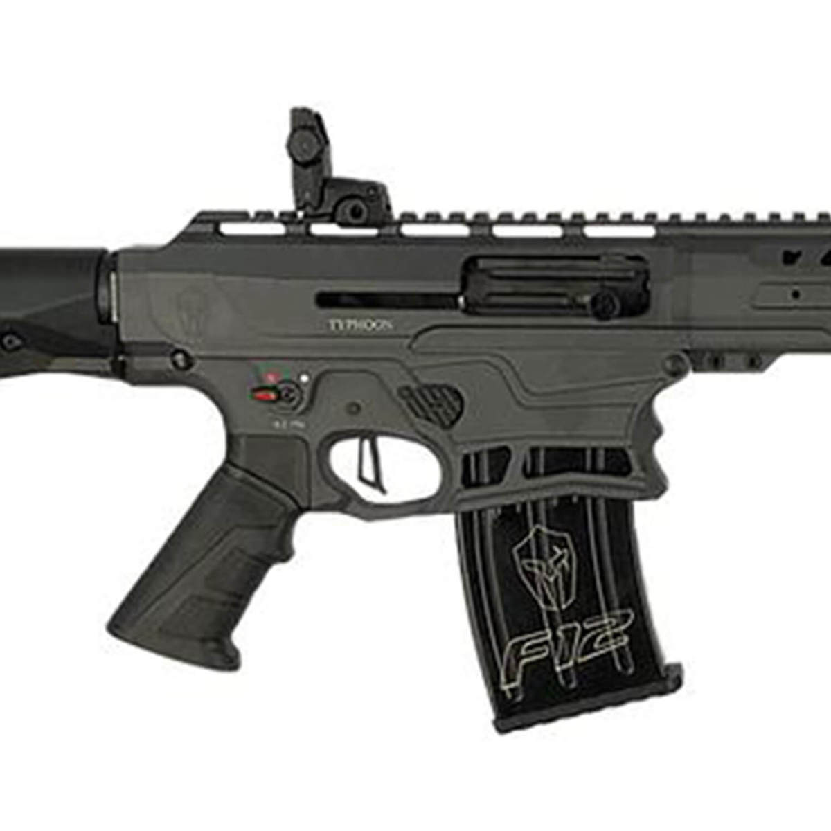 Typhoon F12 Puma Classic 12 Gauge 3in Black/Grey Semi Automatic Shotgun - 18.5in - Grey/Black Typhoon F12 Puma Classic 12 Gauge 3in Black/Grey Semi Automatic Shotgun - 18.5in - Grey/Black