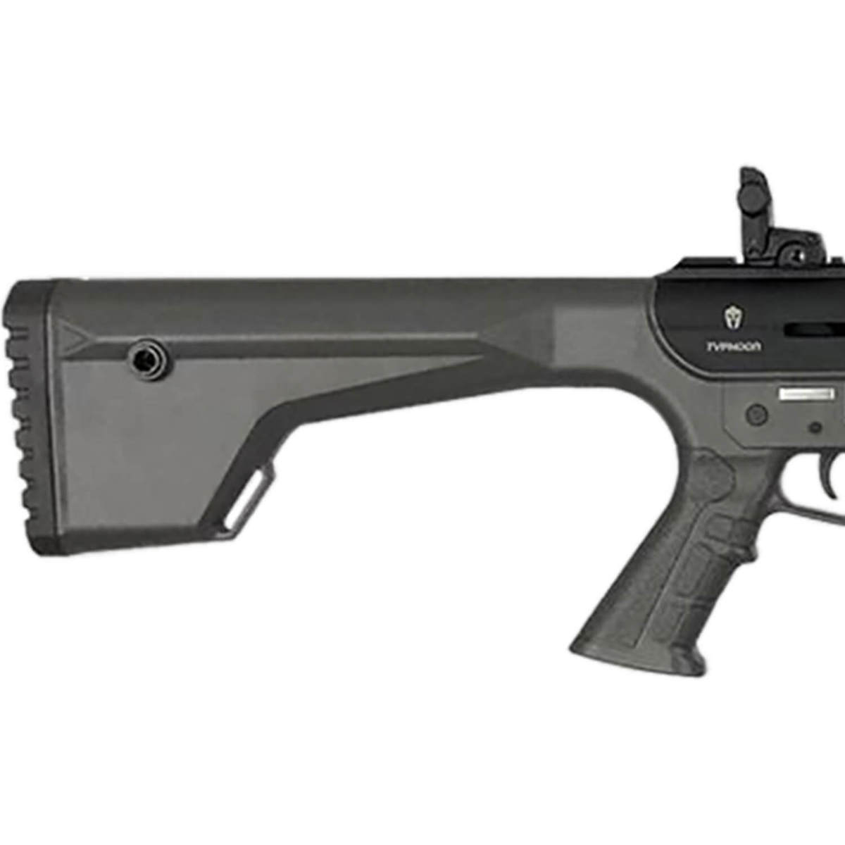 Typhoon X12 12 Gauge 3in Grey/Black Semi Automatic Shotgun - 18.5in - Grey/Black Typhoon X12 12 Gauge 3in Grey/Black Semi Automatic Shotgun - 18.5in - Grey/Black