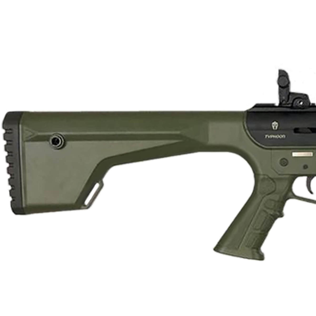 Typhoon X12 12 Gauge 3in OD Green/Black Semi Automatic Shotgun - 18.5in - OD Green/Black Typhoon X12 12 Gauge 3in OD Green/Black Semi Automatic Shotgun - 18.5in - OD Green/Black