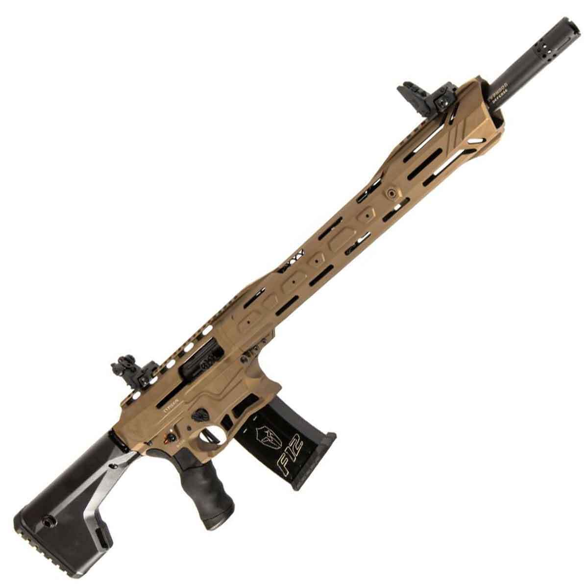 Typhoon F12 Puma Classic 12 Gauge 3in Black/Burnt Bronze Semi Automatic Shotgun - 18.5in - Burnt Bronze/Black Typhoon F12 Puma Classic 12 Gauge 3in Black/Burnt Bronze Semi Automatic Shotgun - 18.5in - Burnt Bronze/Black