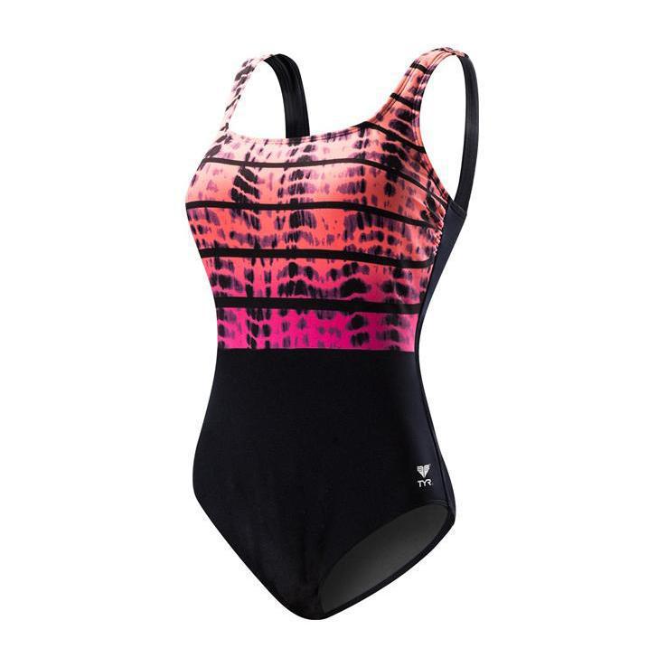 TYR Women's Bondi Beach 1-Piece Swimsuit - Black 10 TYR Women's Bondi Beach 1-Piece Swimsuit - Black 10
