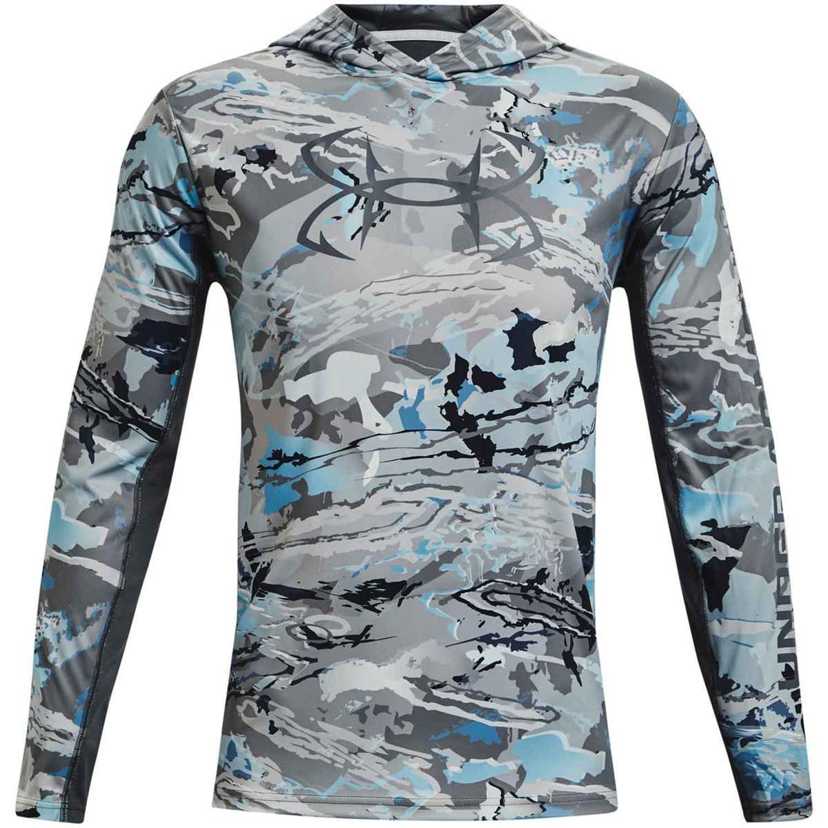 Under Armour Men's Iso-Chill Shorebreak Camo Fishing Hoodie Under Armour Men's Iso-Chill Shorebreak Camo Fishing Hoodie