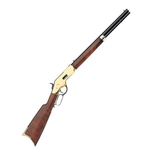 Uberti 1866 Yellowboy Brass Lever Action Rifle - 38 Special - 20in - Brown image