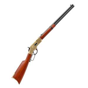 Uberti 1866 Yellowboy Deluxe Engraved Brass Lever Action Rifle - 45 (Long) Colt - 20in
