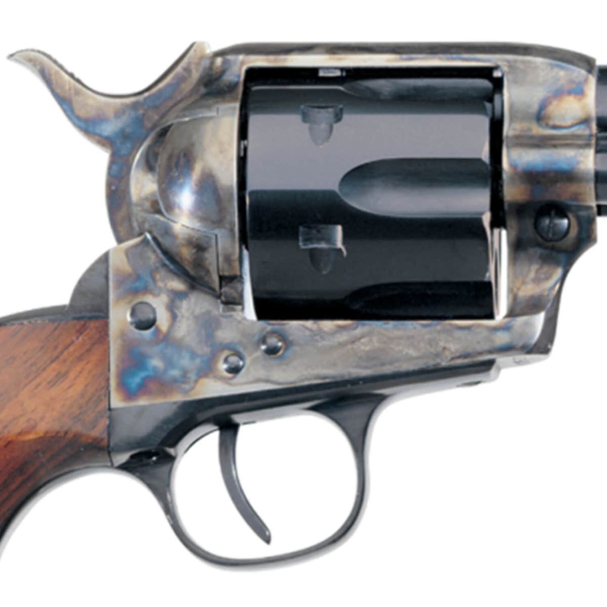 Uberti 1873 Cattleman II Steel 44-40 Winchester 5.5in Blued/Walnut Revolver - 6 Rounds Uberti 1873 Cattleman II Steel 44-40 Winchester 5.5in Blued/Walnut Revolver - 6 Rounds