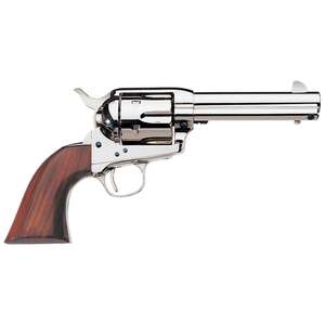 Uberti 1873 Single Action Cattleman 45 (Long) Colt 5.5in Polished Nickel Revolver - 6 Rounds