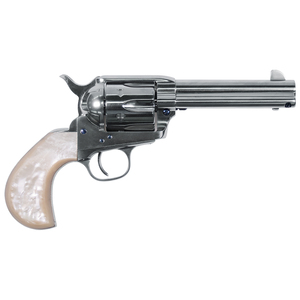 Uberti 1873 Single Action Cattleman Doc Holliday 45 (Long) Colt 4.75in Nickle Revolver - 6 Rounds