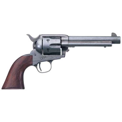 Uberti 1873 Single Action Cattleman Old West 45 (Long) Colt 5.5in Antique Steel Revolver - 6 Rounds image