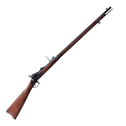 Uberti Springfield Trapdoor Army Blued Steel Break Action Rifle - 45-70 Government - 32.5in - Brown image