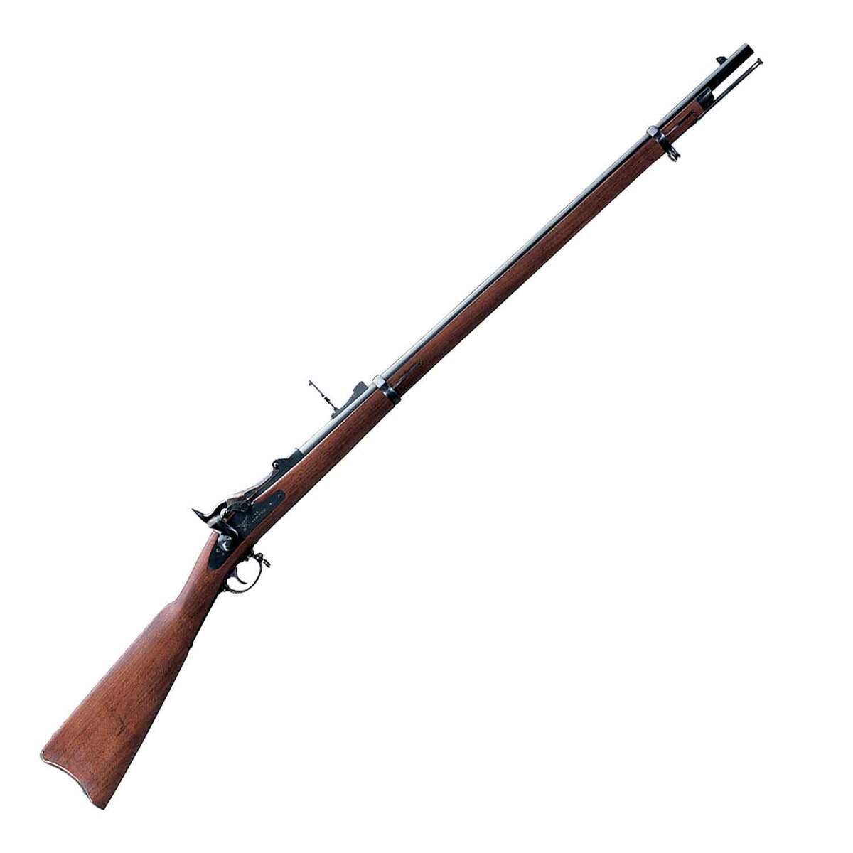 Uberti Springfield Trapdoor Army Blued Steel Break Action Rifle - 45-70 Government - 32.5in - Brown Uberti Springfield Trapdoor Army Blued Steel Break Action Rifle - 45-70 Government - 32.5in - Brown