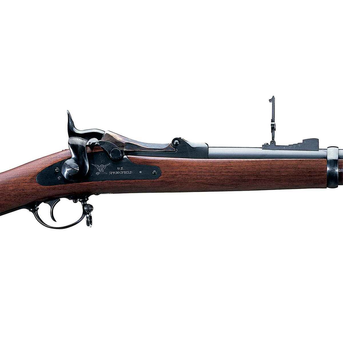 Uberti Springfield Trapdoor Army Blued Steel Break Action Rifle - 45-70 Government - 32.5in - Brown Uberti Springfield Trapdoor Army Blued Steel Break Action Rifle - 45-70 Government - 32.5in - Brown