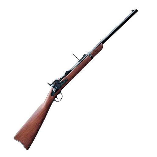 Uberti Springfield Trapdoor Carbine Blued Steel Break Action Rifle - 45-70 Government - 22in - Brown image