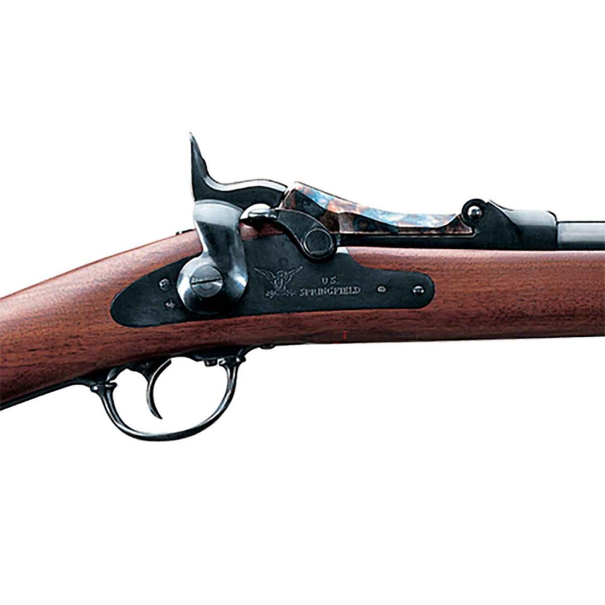 Uberti Springfield Trapdoor Carbine Blued Steel Break Action Rifle - 45-70 Government - 22in - Brown Uberti Springfield Trapdoor Carbine Blued Steel Break Action Rifle - 45-70 Government - 22in - Brown