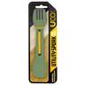 UCO 2 Pack Utility Spork with Tether - Green/Charcoal - Green & Charcoal 7in L