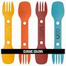 UCO 4 Pack Utility Spork with Tether - Classic 7in L
