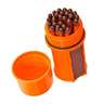 UCO Stormproof Match Kit with Waterproof Case 25 Stormproof Matches and 3 Strikers - Orange