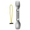 UCO Utility Spork with Tether - Stainless Steel 7in x 1.3in x 0.75in