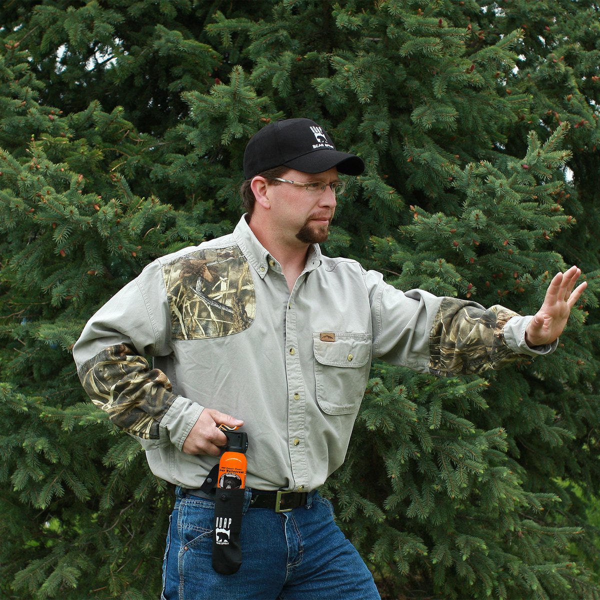 UDAP Bear Spray with Hip Holster - 7.9oz - Orange 7.9oz UDAP Bear Spray with Hip Holster - 7.9oz - Orange 7.9oz
