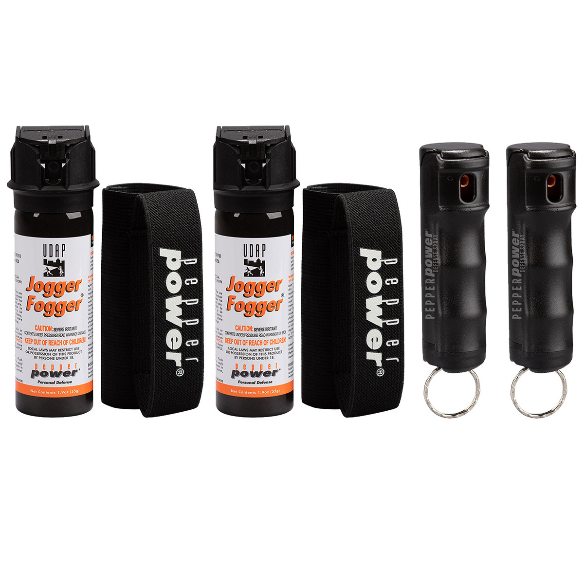 UDAP Personal Defense Pepper Spray Kit - 1.9oz - Black 1.9oz UDAP Personal Defense Pepper Spray Kit - 1.9oz - Black 1.9oz