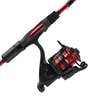 Ugly Stik Carbon Spinning Combo - 7ft, Medium Power, 2pc - Red 30