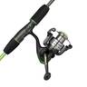 Ugly Stik GX2 Youth Spinning Combo - 5ft6in, Medium Power, 2pc - Black / Green 30
