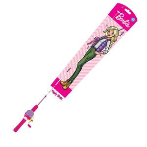 Ugly Stik Mattel Barbie Youth Rod and Reel Combo - 3ft, Medium Power, 1 Piece