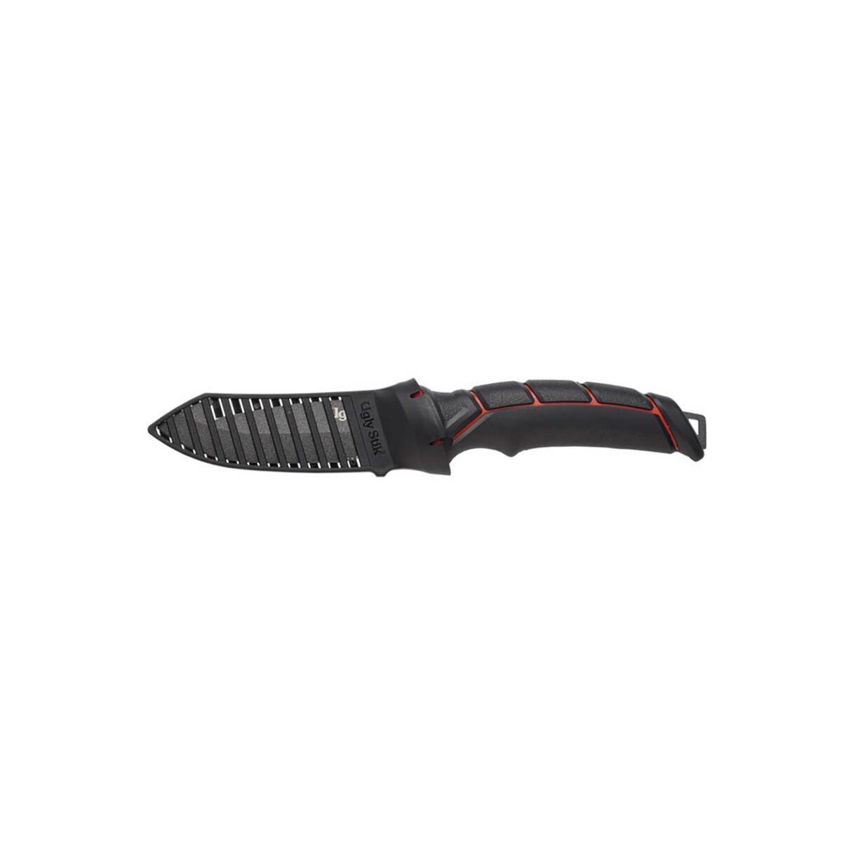 Ugly Stik Ugly Tools Gut Hook Bait Knife Fishing Tool - Black/Red - Black/Red Ugly Stik Ugly Tools Gut Hook Bait Knife Fishing Tool - Black/Red - Black/Red