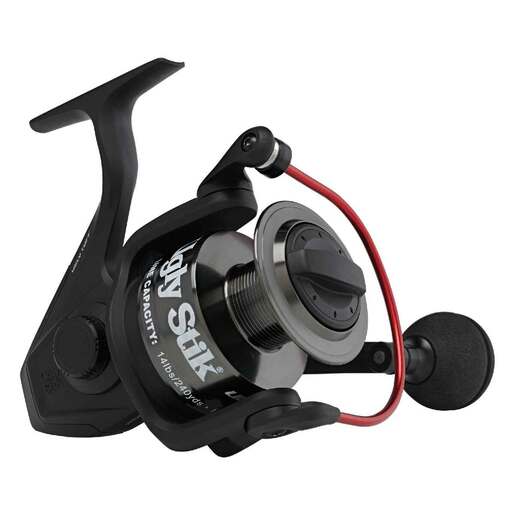 Ugly Stik Ugly Tuff Spinning Reel - Black/Gray/Red 25