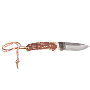 Uncle Henry Next GEN 2.8in Fixed Blade Knife - Stag