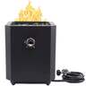 Ukiah Note Portable Gas Fire Pit with Sound System - Black