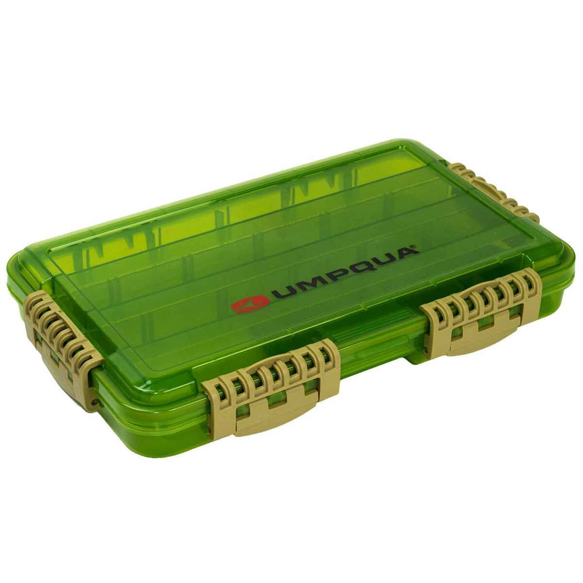 Umpqua Bug Locker Waterproof Fly Box - Olive, Large - Olive Large ...