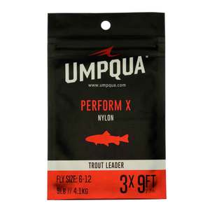 Umpqua Perform X Trout Leader - 7.5ft