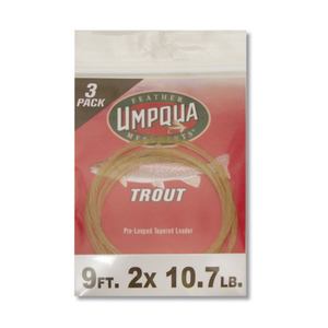 Umpqua Trout Tapered Leader 7 1/2'3 Pack