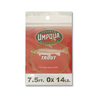 Umpqua Trout Tapered Leader 7 1/2' - 0X