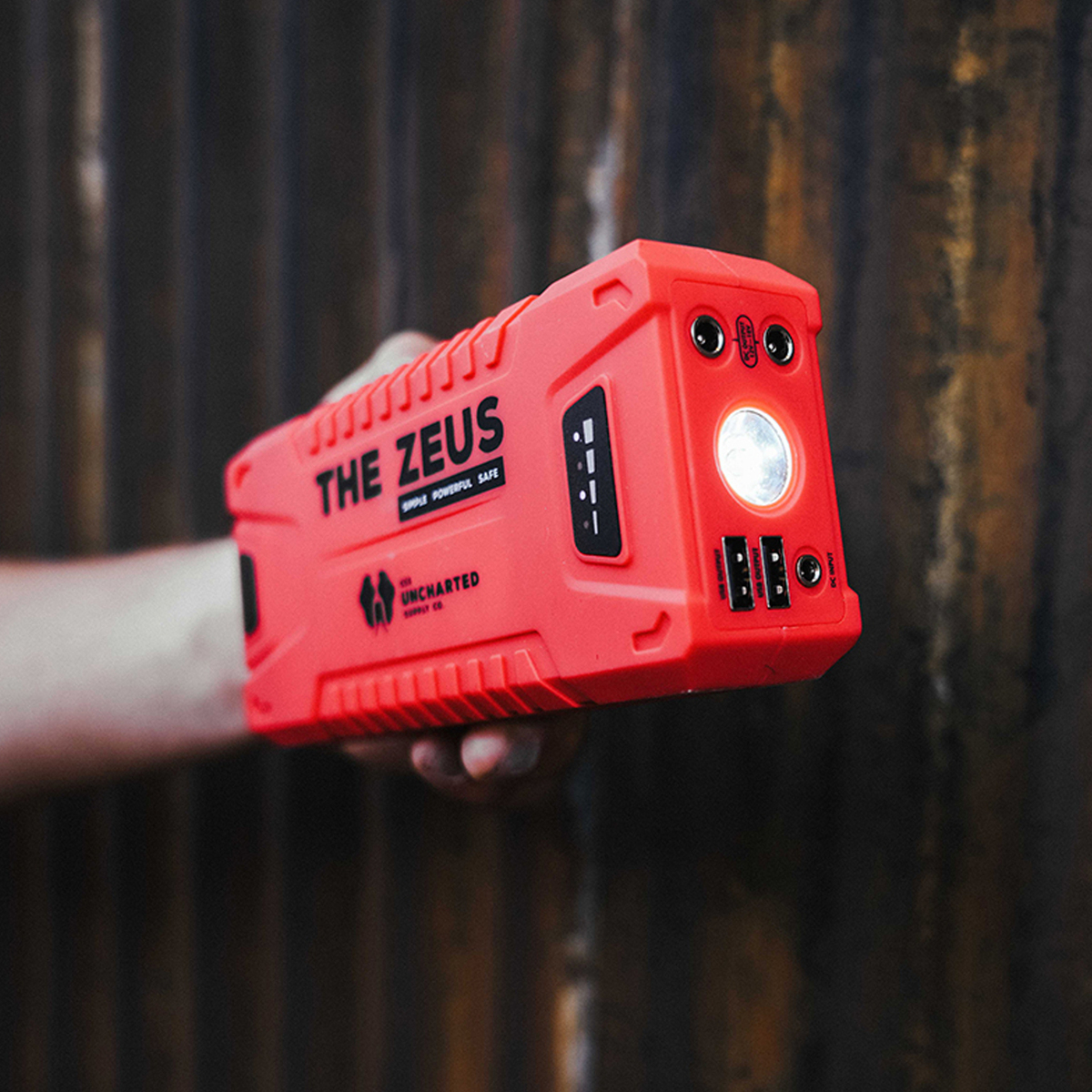 Uncharted Supply Co. The Zeus Portable Jump Starter and USB Charger - 20,000 mAh Uncharted Supply Co. The Zeus Portable Jump Starter and USB Charger - 20,000 mAh