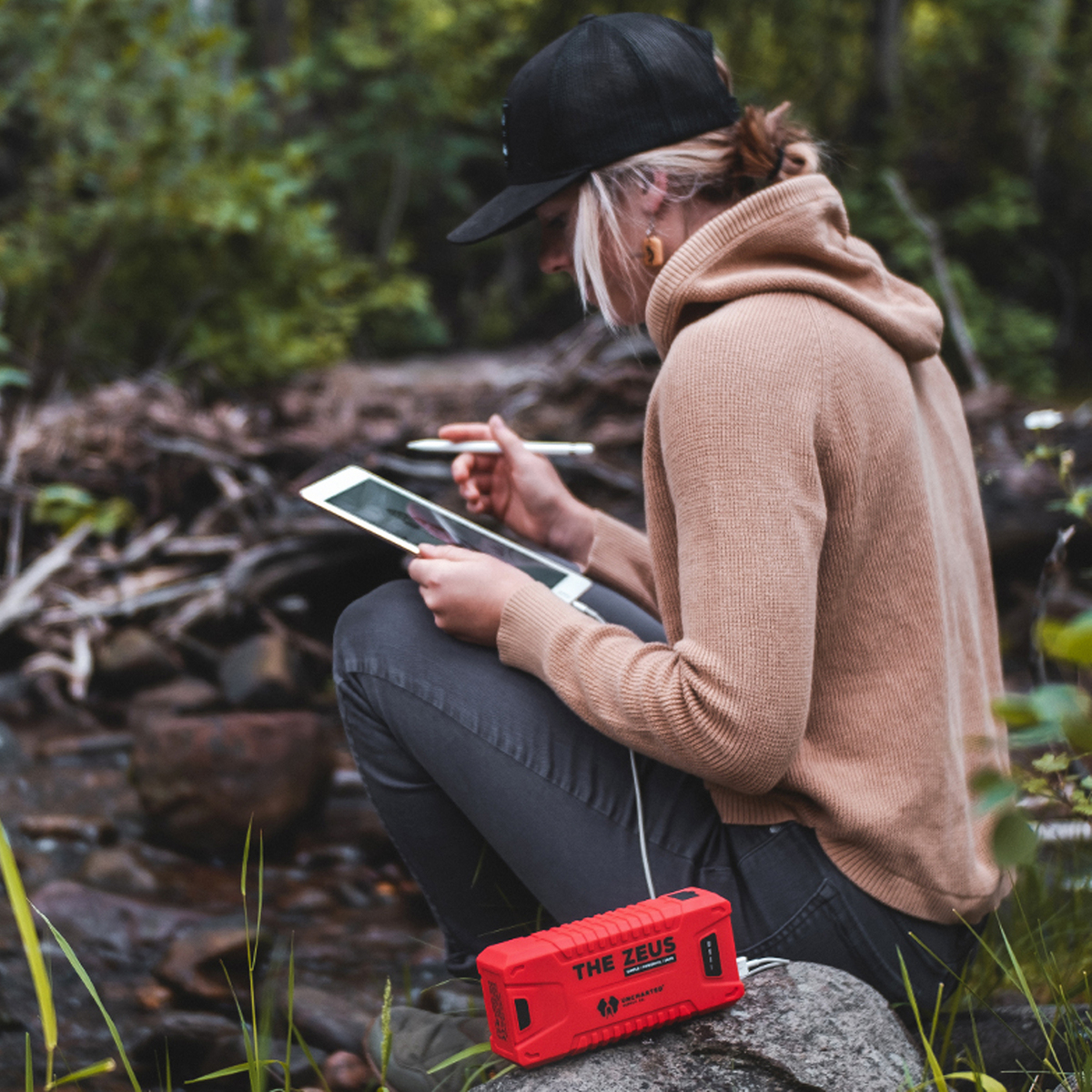 Uncharted Supply Co. The Zeus Portable Jump Starter and USB Charger - 20,000 mAh Uncharted Supply Co. The Zeus Portable Jump Starter and USB Charger - 20,000 mAh