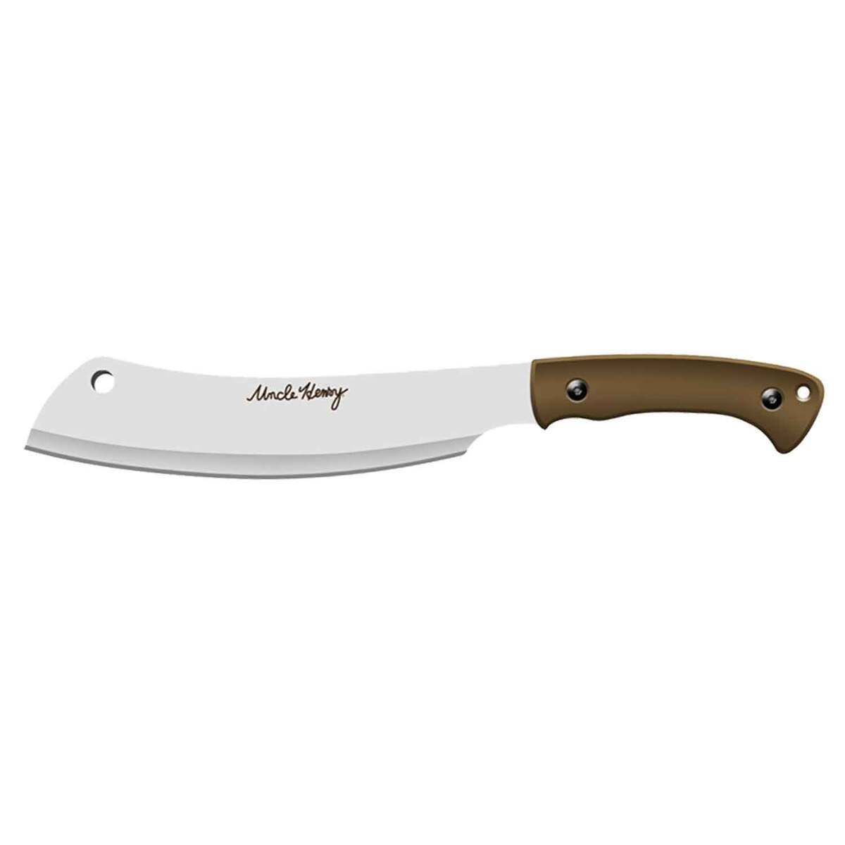Uncle Henry 2 Piece Cleaver and Folding Knife Set - Orange Uncle Henry 2 Piece Cleaver and Folding Knife Set - Orange